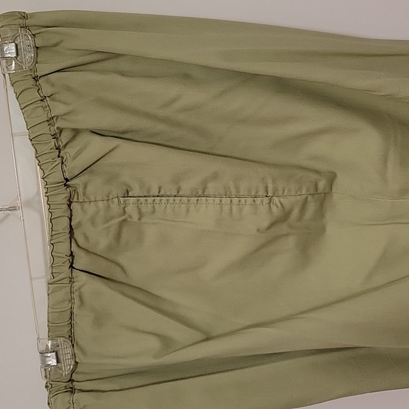 Cotton drawstring pants with pockets 3X - Picture 4 of 7